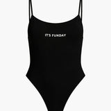 UNBASIC Low Back Bodysuit (Black)