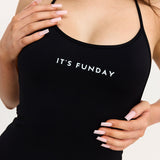 UNBASIC Halter Micro Dress (Black)