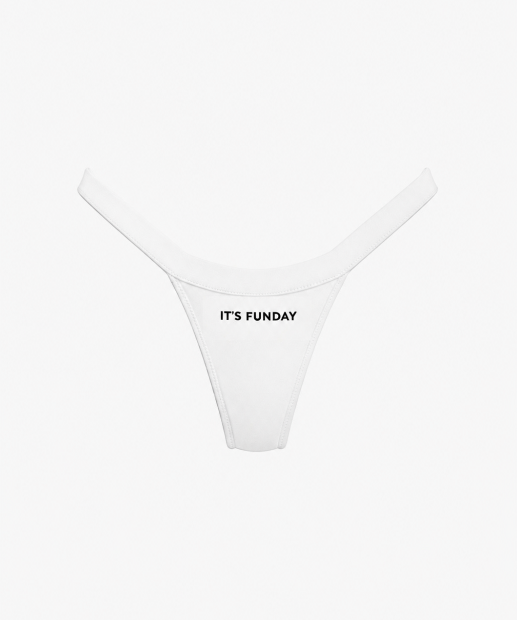 It's Funday by AVAM - UNBASIC Detachable Thong (White) | Avec Amour Lingerie