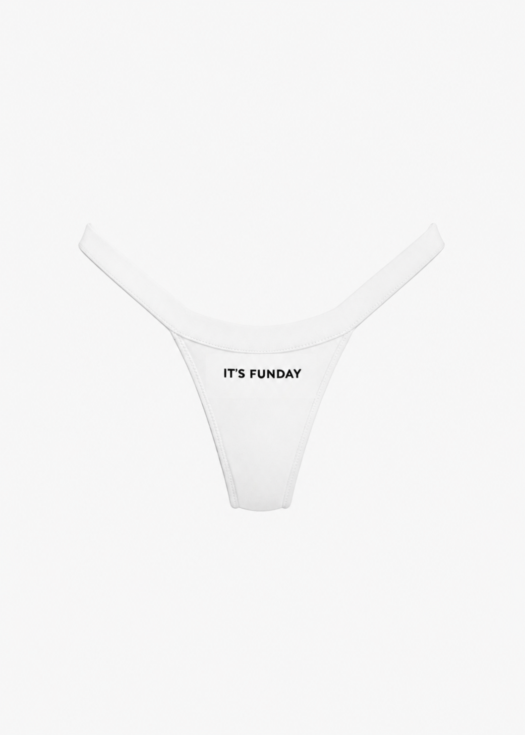 It's Funday by AVAM - UNBASIC Detachable Thong (White) | Avec Amour Lingerie