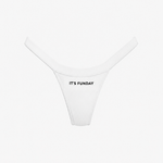 It's Funday by AVAM - UNBASIC Detachable Thong (White) | Avec Amour Lingerie
