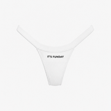 It's Funday by AVAM - UNBASIC Detachable Thong (White) | Avec Amour Lingerie