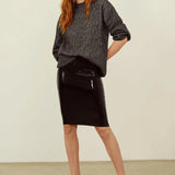 Latex Skirt (Black)