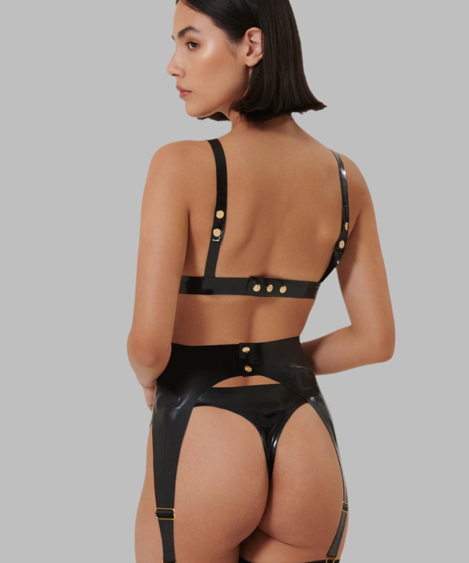 Latex Suspender (Black)