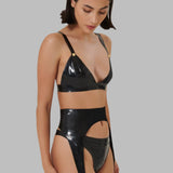 Latex Suspender (Black)