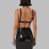 Latex Skirt (Black)