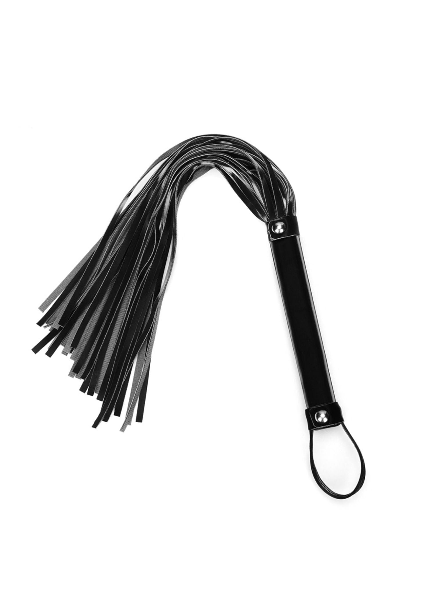 Metallic Shade Vegan Flogger (Black)