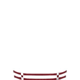 Maison Close Les Fetiches Harness (Burgundy) | Avec Amour Lingerie