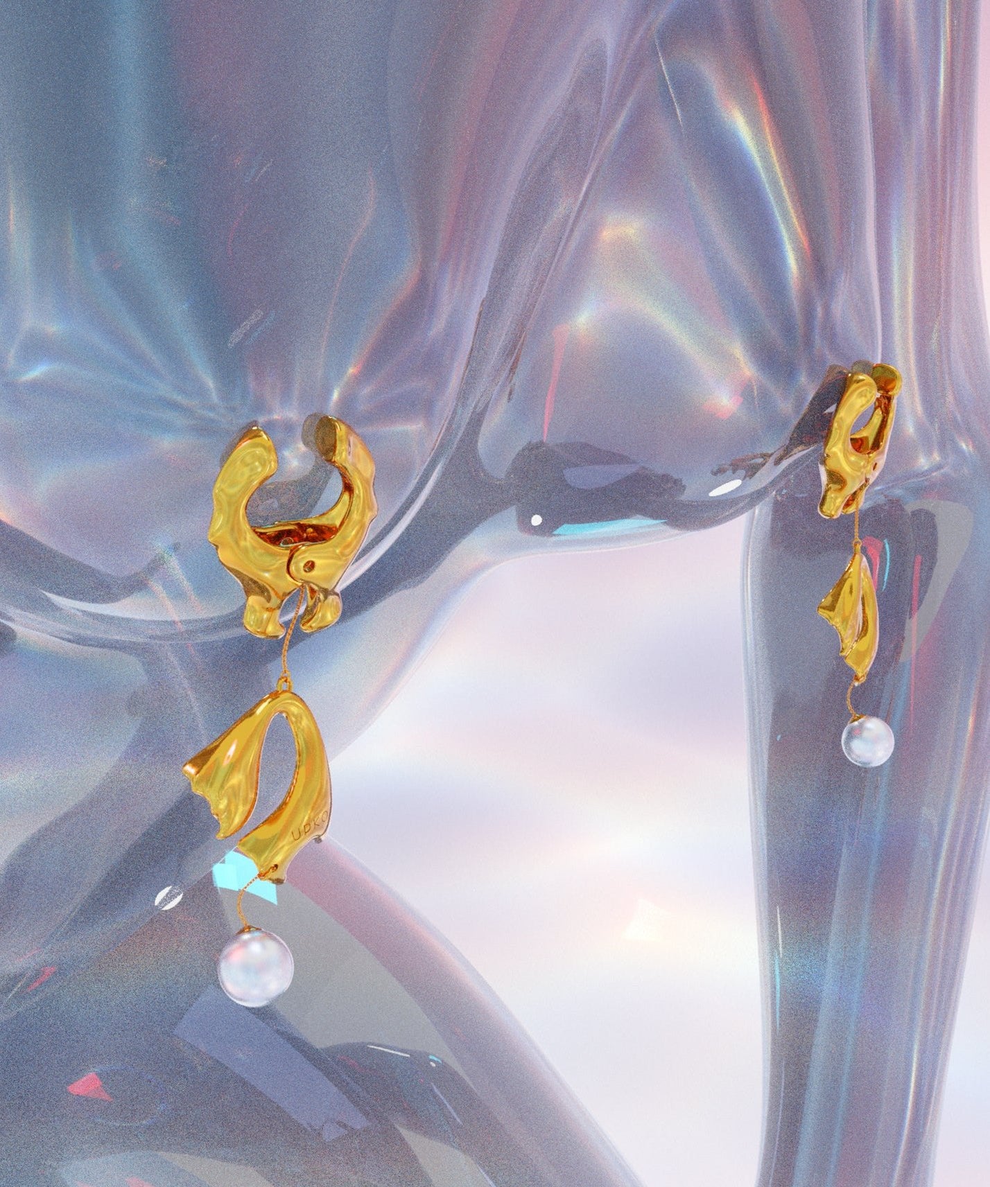 Moist Eyes Pearl Nipple Clamps