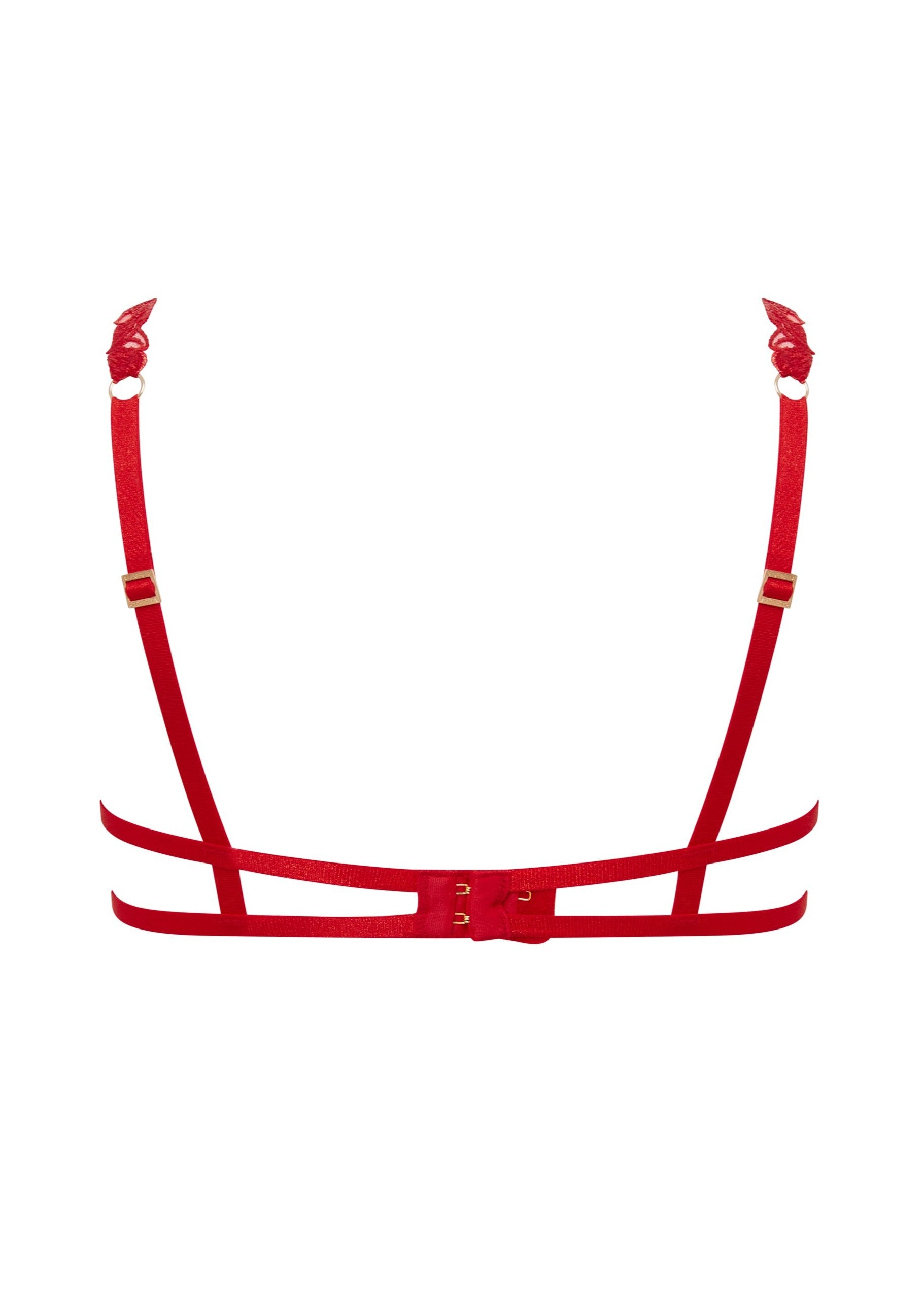 Bluebella Seren Wired Bra (Red) | Avec Amour Lingerie