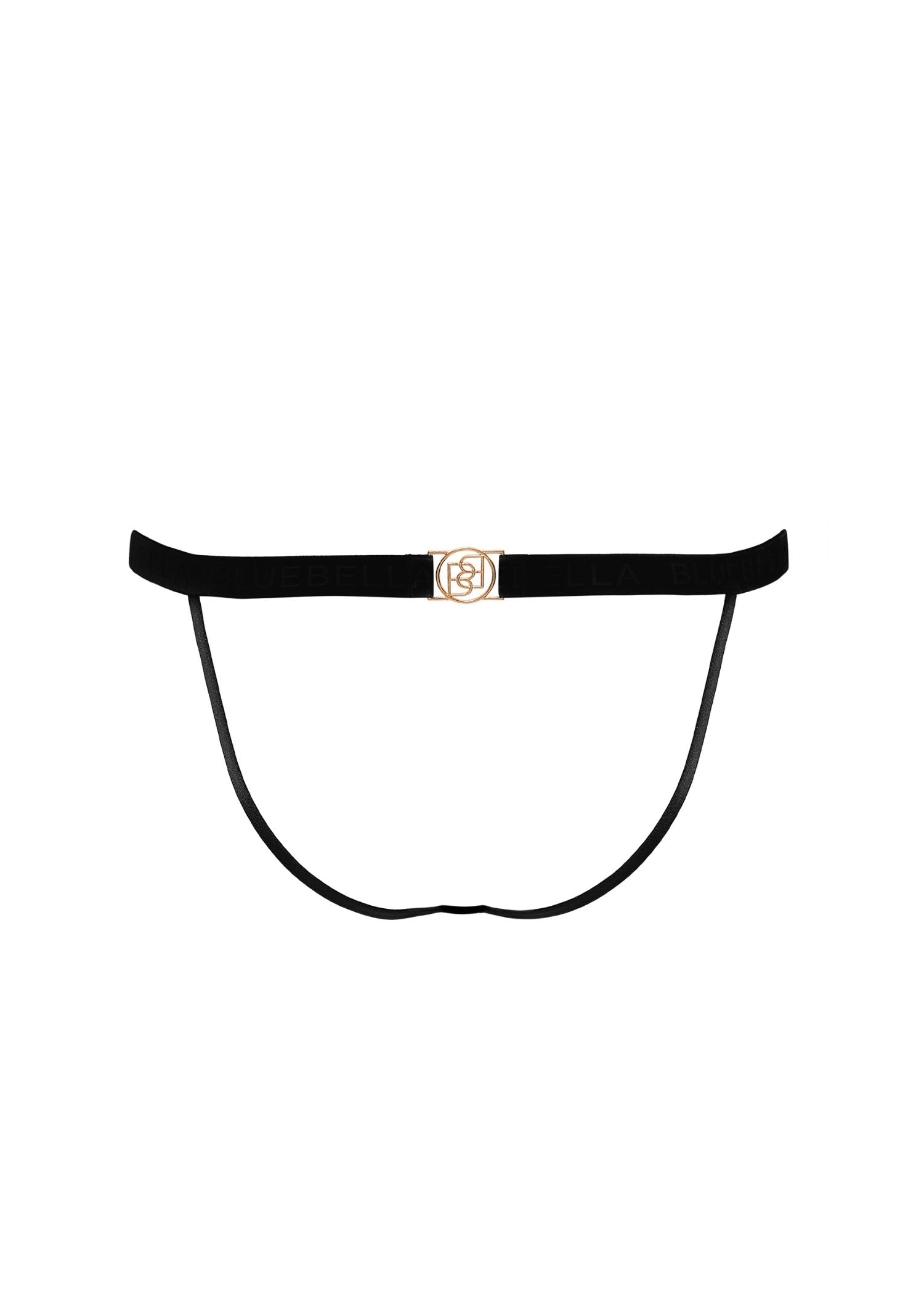 BLUEBELLA - Thalia Open Brief (Black) | Avec Amour Lingerie