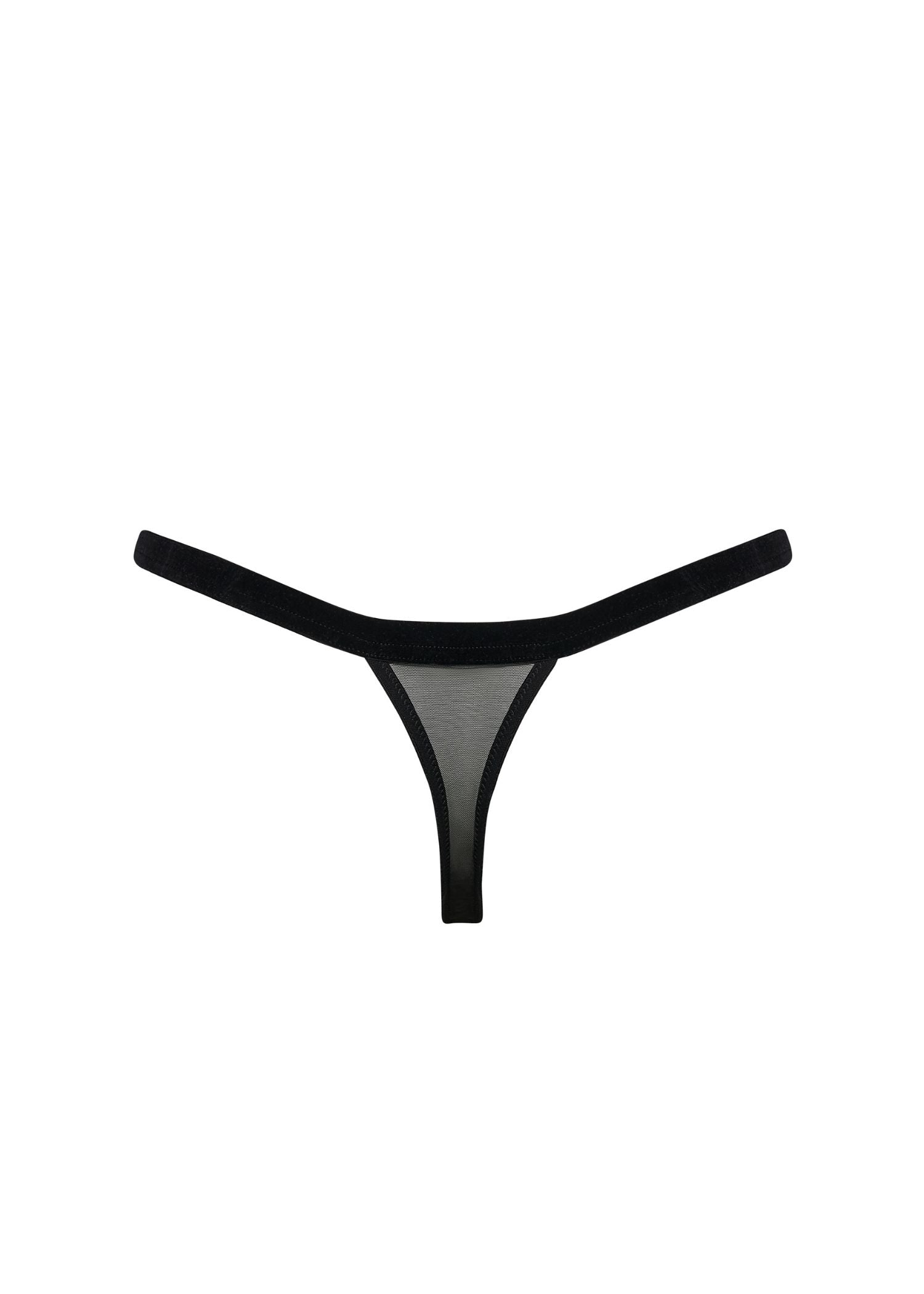 BLUEBELLA - Thalia Thong (Black) | Avec Amour Lingerie
