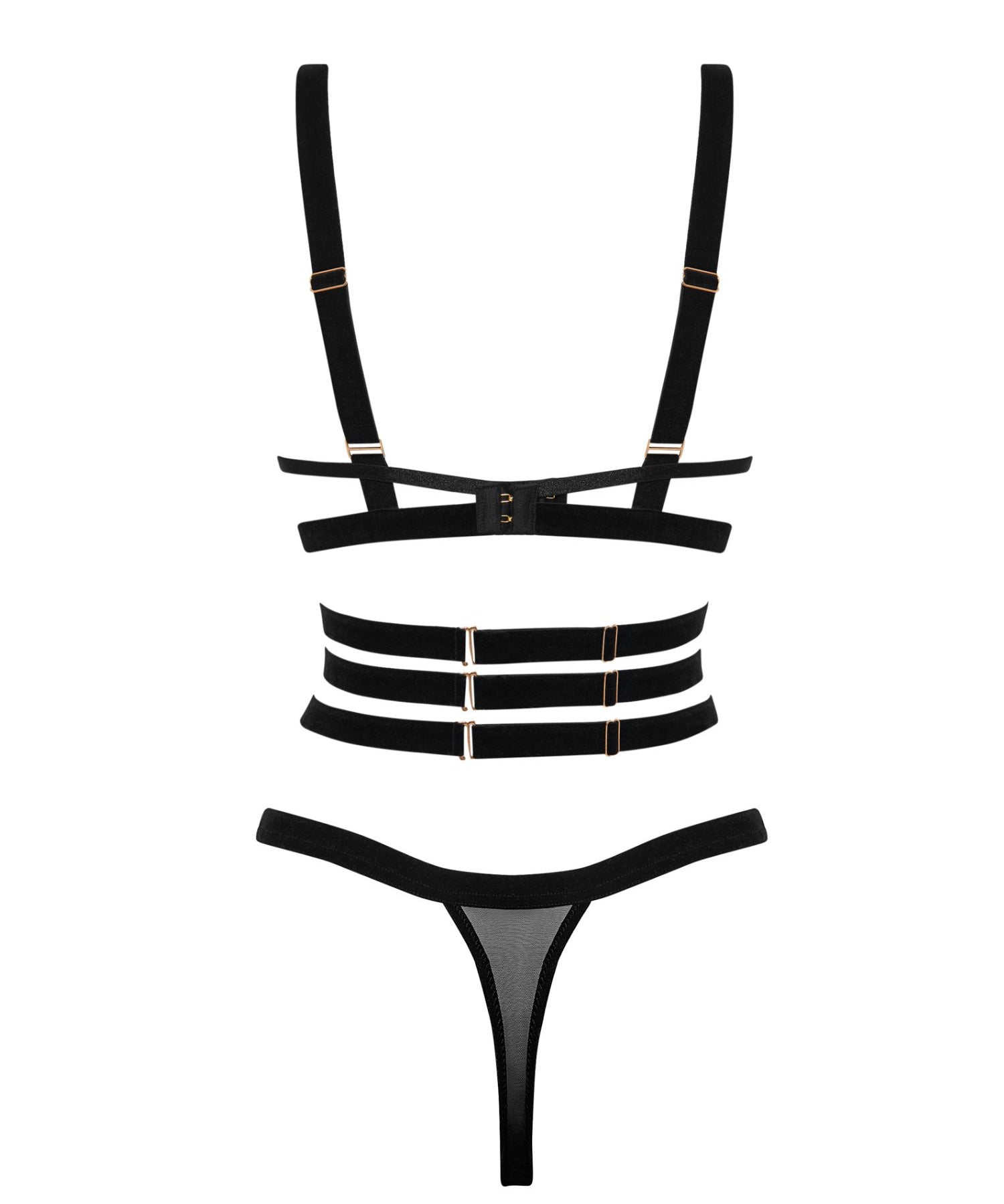 BLUEBELLA - Thalia Wired Body (Black) | Avec Amour Lingerie