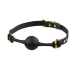 UPKO Middle Heart Shaped Breathable Mouth Gag (Black) | Avec Amour Lingerie