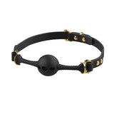 UPKO Middle Heart Shaped Breathable Mouth Gag (Black) | Avec Amour Lingerie