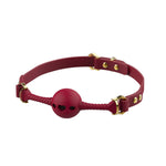 UPKO Middle Heart Shaped Breathable Mouth Gag (Red) | Avec Amour Lingerie