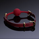 UPKO Middle Heart Shaped Breathable Mouth Gag (Red) | Avec Amour Lingerie