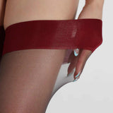Ultra-Thin Tearable Stocking (Red & Black)