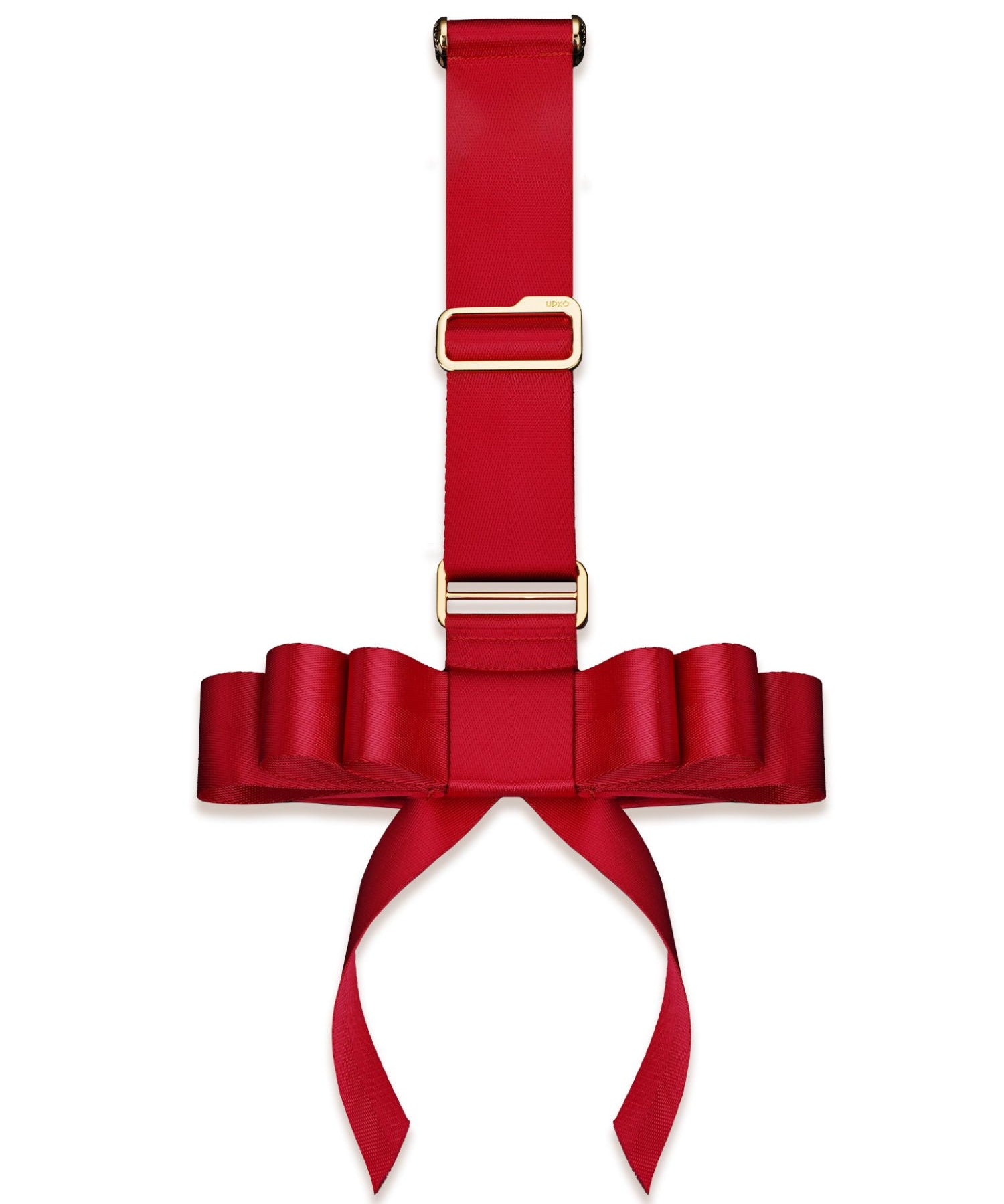 Bowknot Over-the-door Hand Restraint Gear (Red) | Avec Amour Lingerie