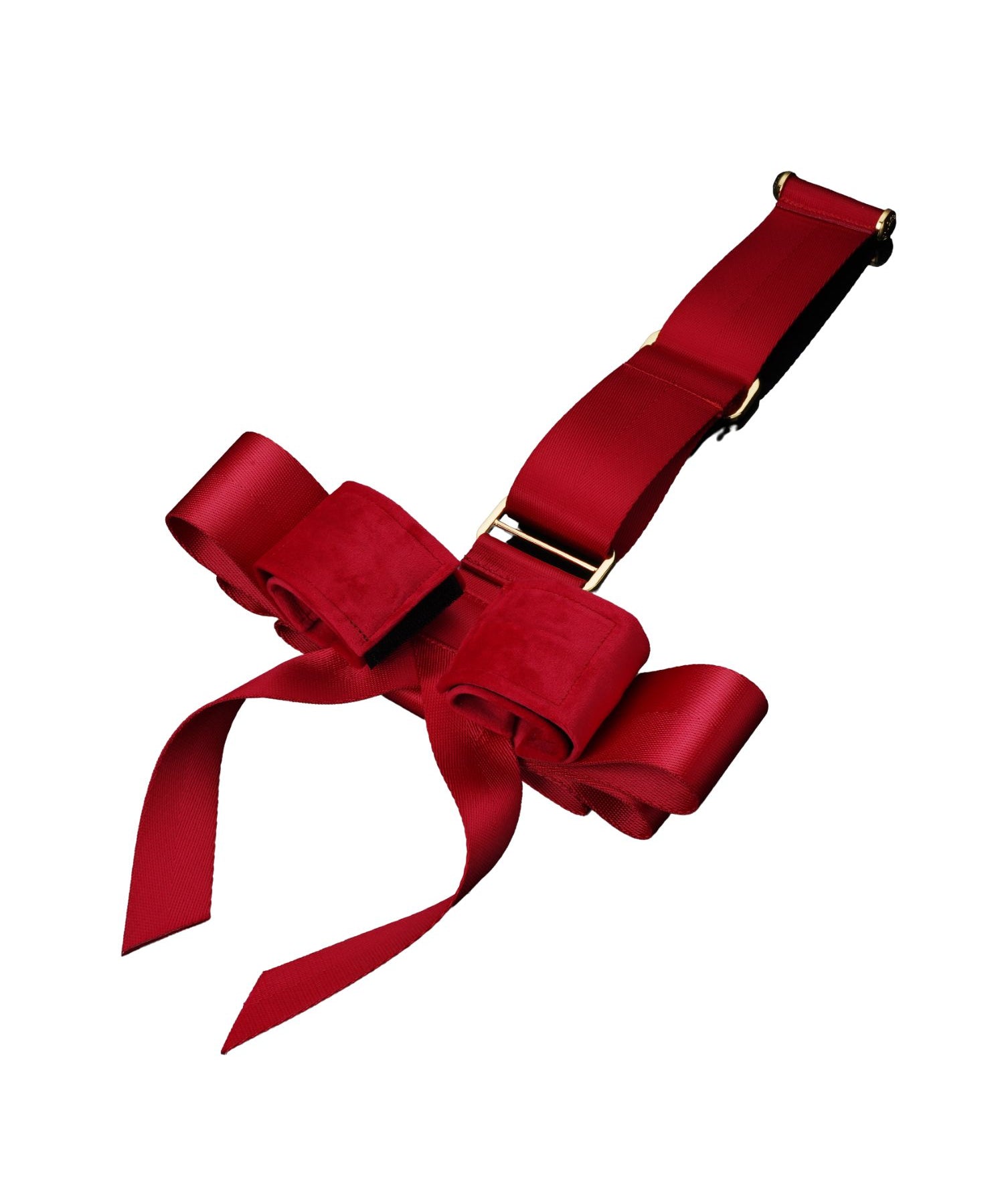 Bowknot Over-the-door Hand Restraint Gear (Red) | Avec Amour Lingerie