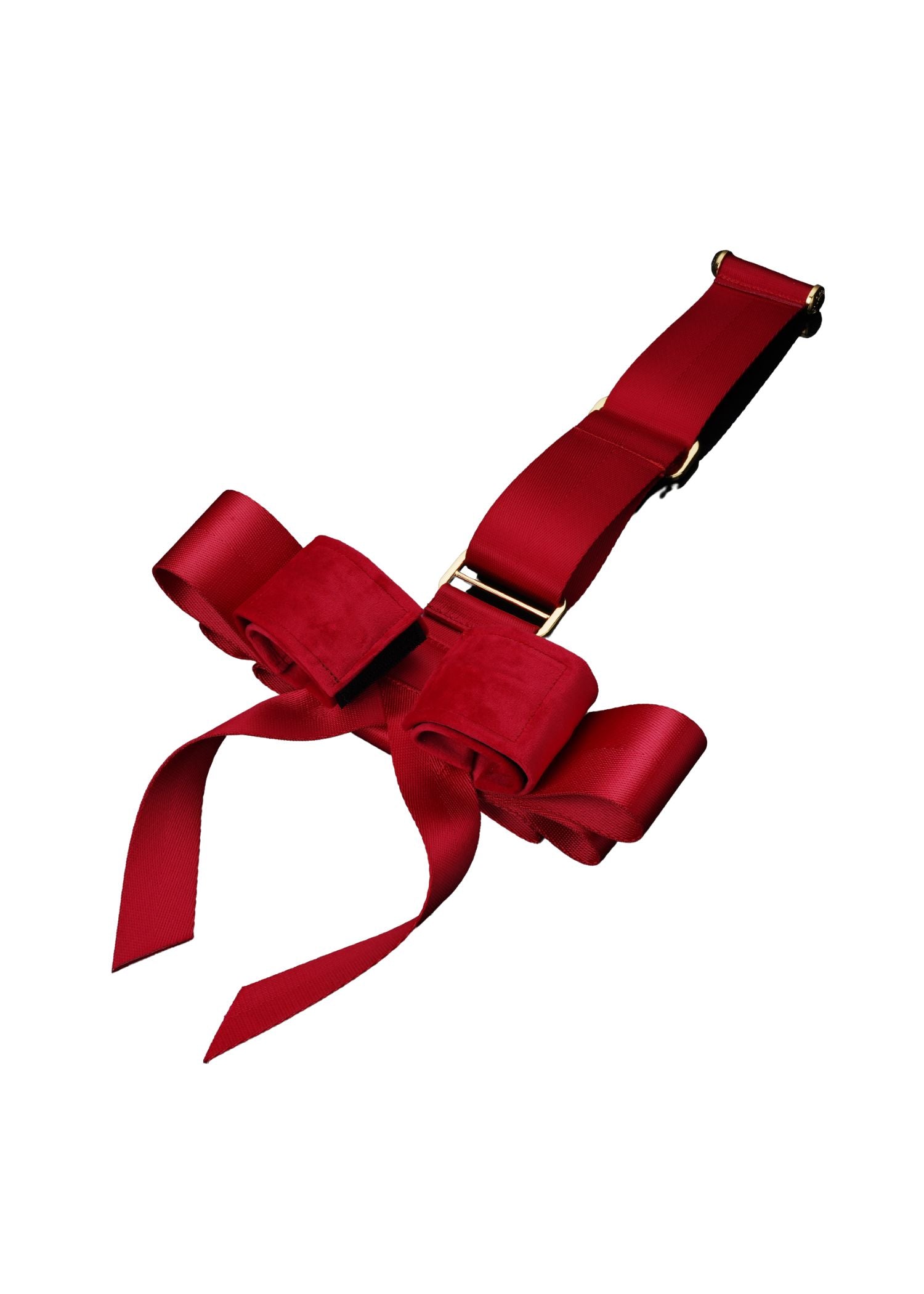 Bowknot Over-the-door Hand Restraint Gear (Red) | Avec Amour Lingerie