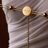 UPKO Double Bar Nipple Clamps & Clitoral Accessories Set (Gold) | Avec Amour Lingerie