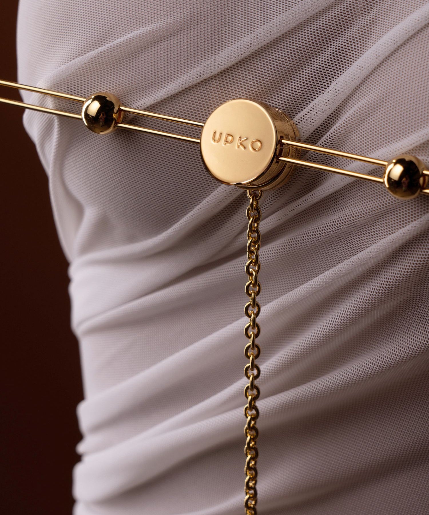 UPKO Double Bar Nipple Clamps & Clitoral Accessories Set (Gold) | Avec Amour Lingerie