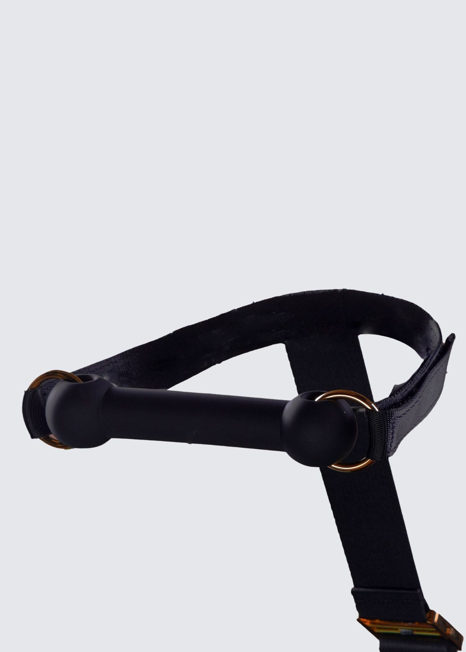 Binding Cuffs with Gag Ball (Black) | Avec Amour