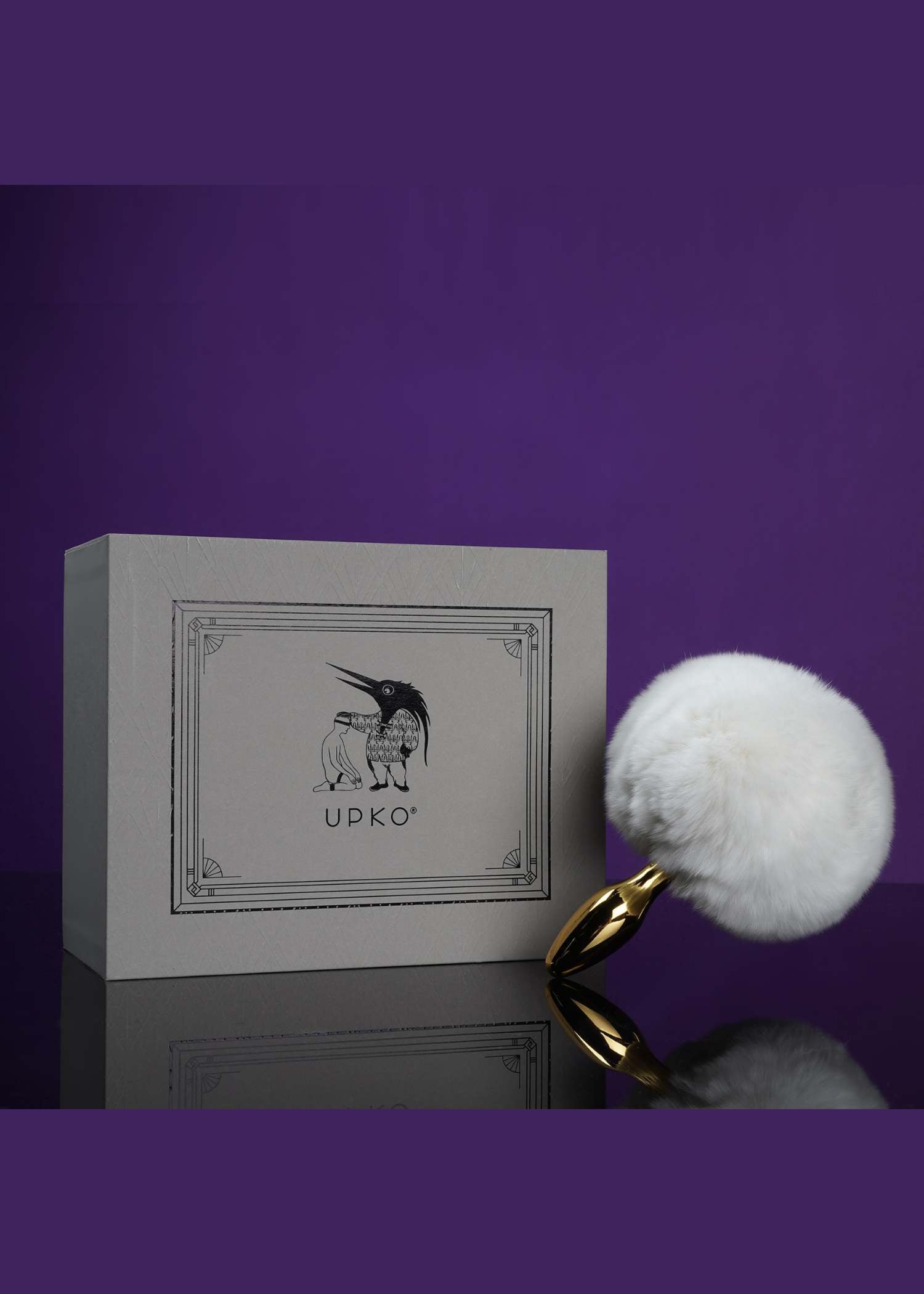 UPKO Rabbit Fur Bunny Tail Small Butt Plug | Avec Amour Lingerie UPKO Rabbit Fur Bunny Tail Small Butt Plug | Avec Amour Lingerie