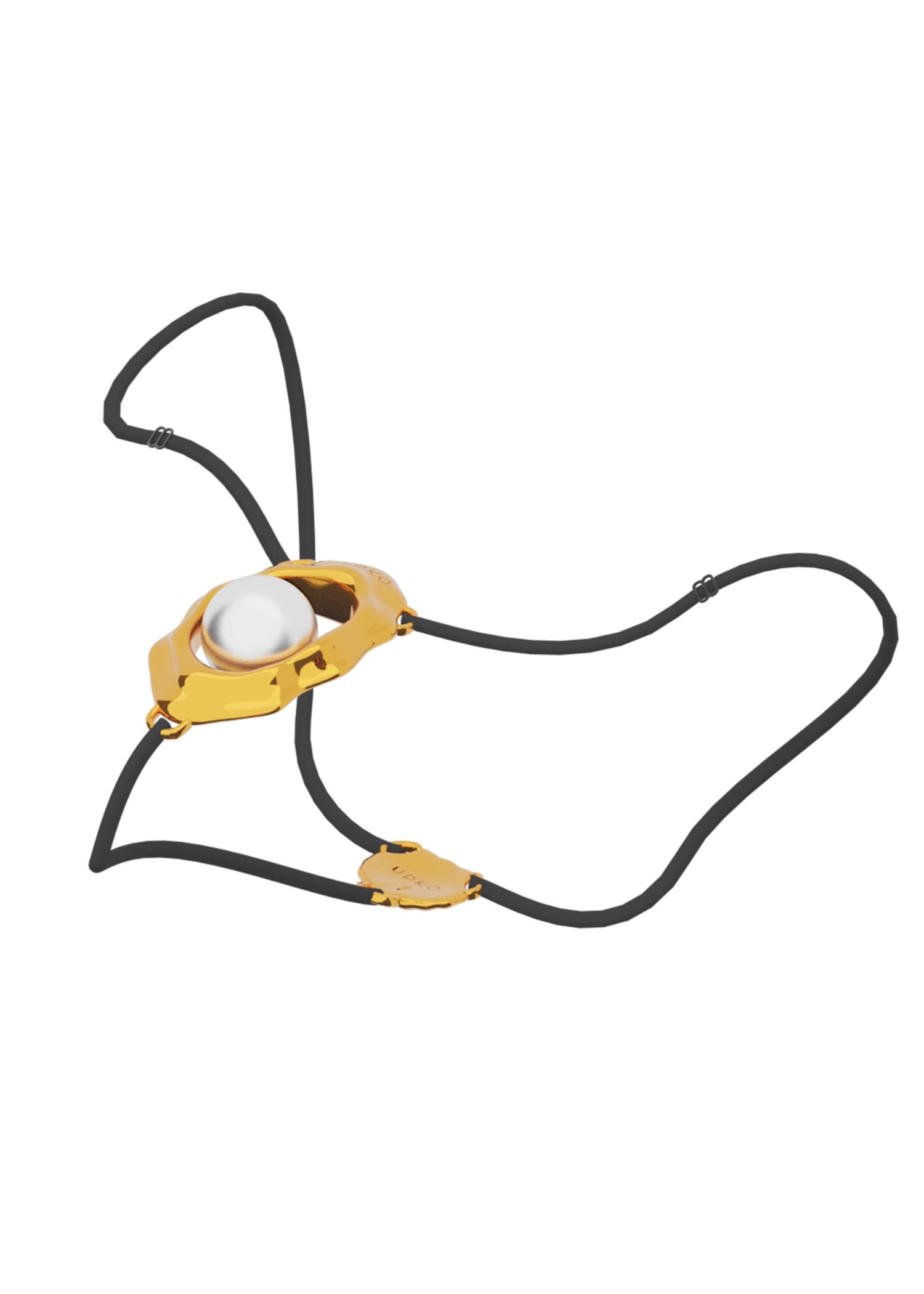 UPKO Moist Eyes Clitoral Jewelry G-String | Avec Amour Lingerie