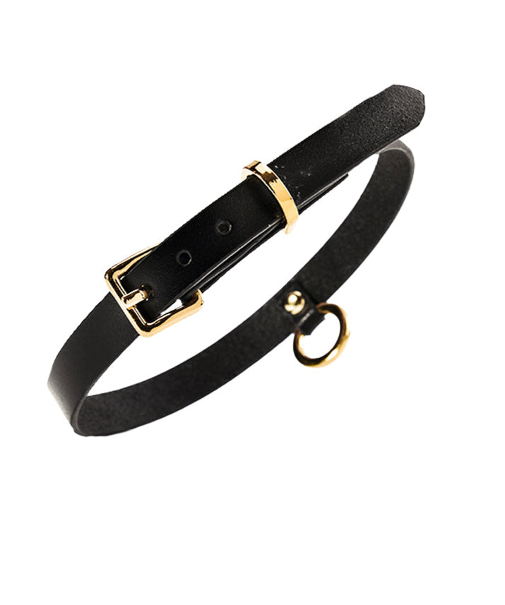 Leather Thin Choker