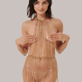 Yasmin Playsuit (Gold)