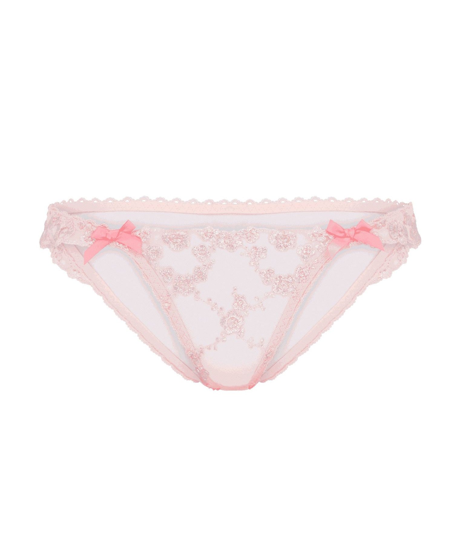 Agent Provocateur Adelie Brief (Baby Pink / Hot Pink) | Avec Amour Luxury Lingerie