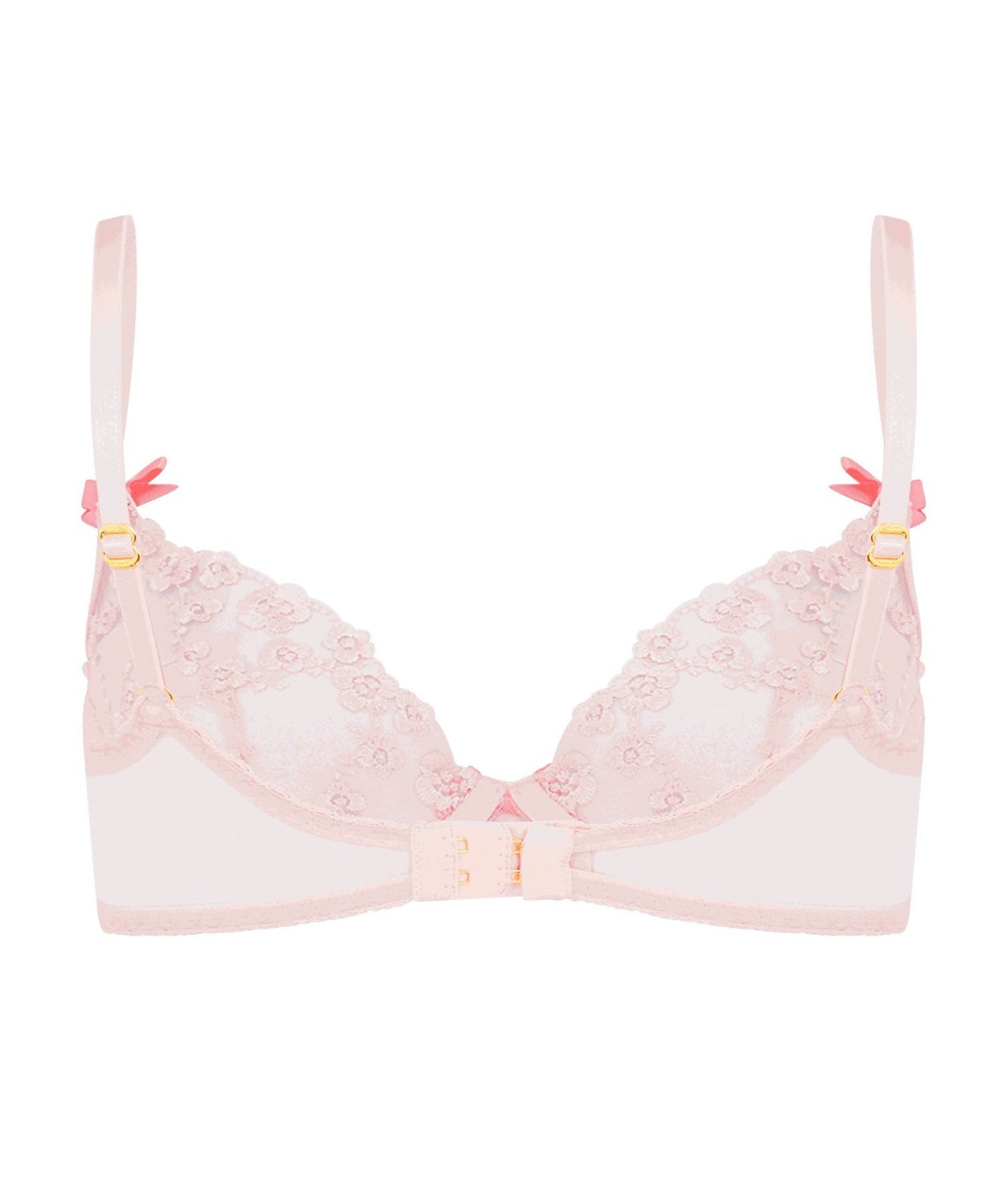 Agent Provocateur Adelie Bra (Baby Pink / Hot Pink) | Avec Amour Luxury Lingerie