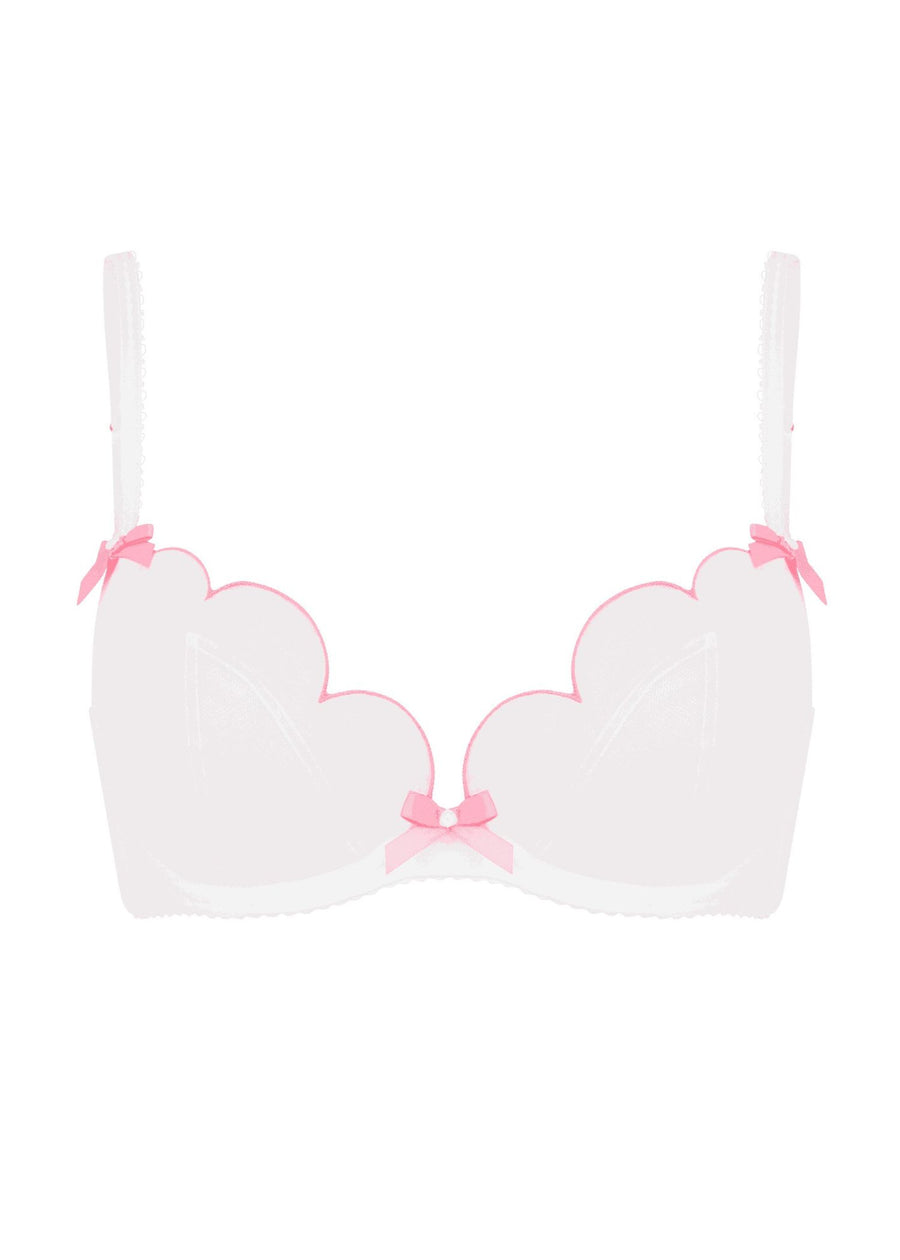 White Lorna Thong by Agent Provocateur on Sale