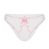 Agent Provocateur - Lorna Full Brief (White/Pink) | Avec Amour Luxury Lingerie