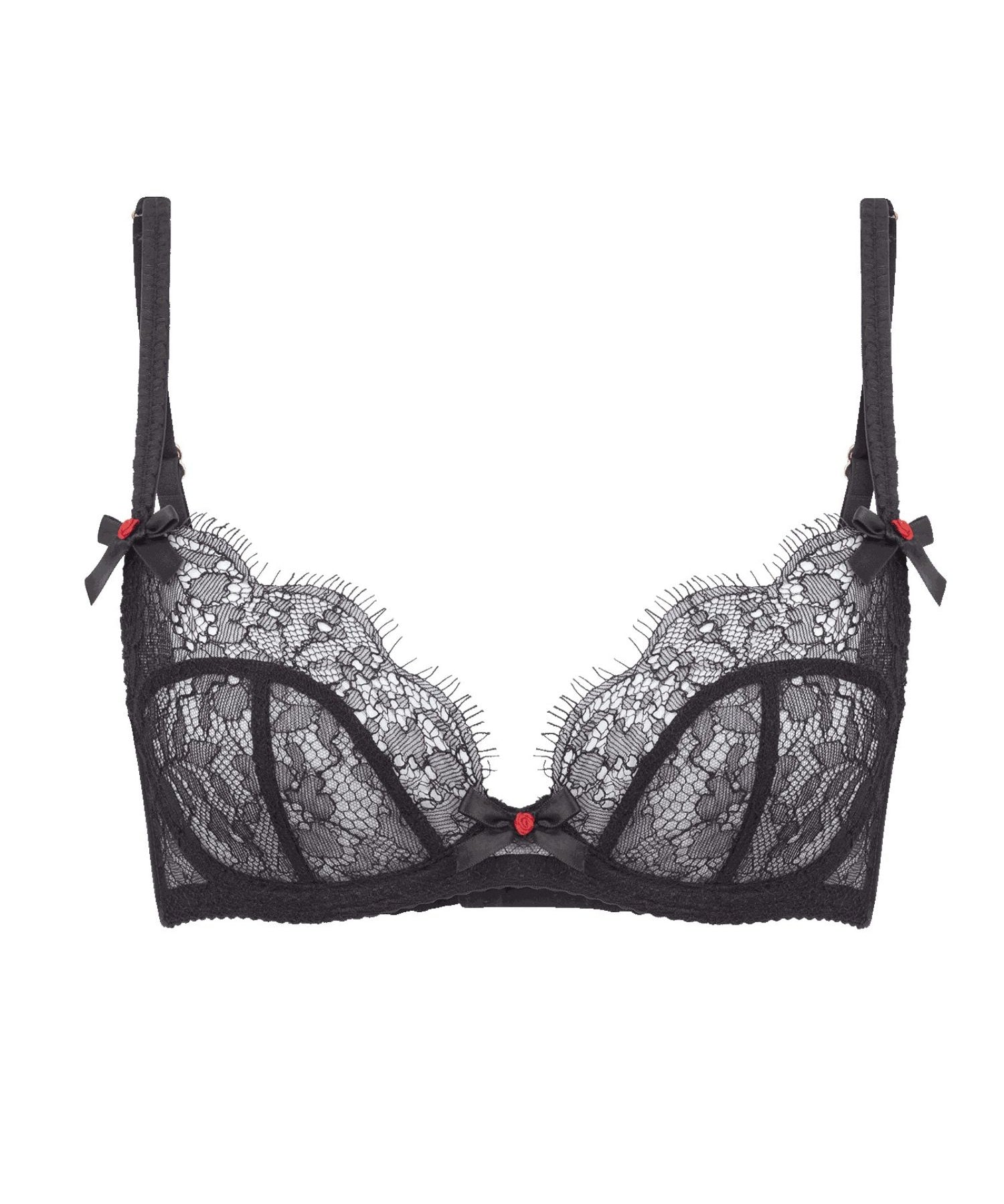 Agent Provocateur Lorna Lace Bra (Black) | Avec Amour Luxury Lingerie