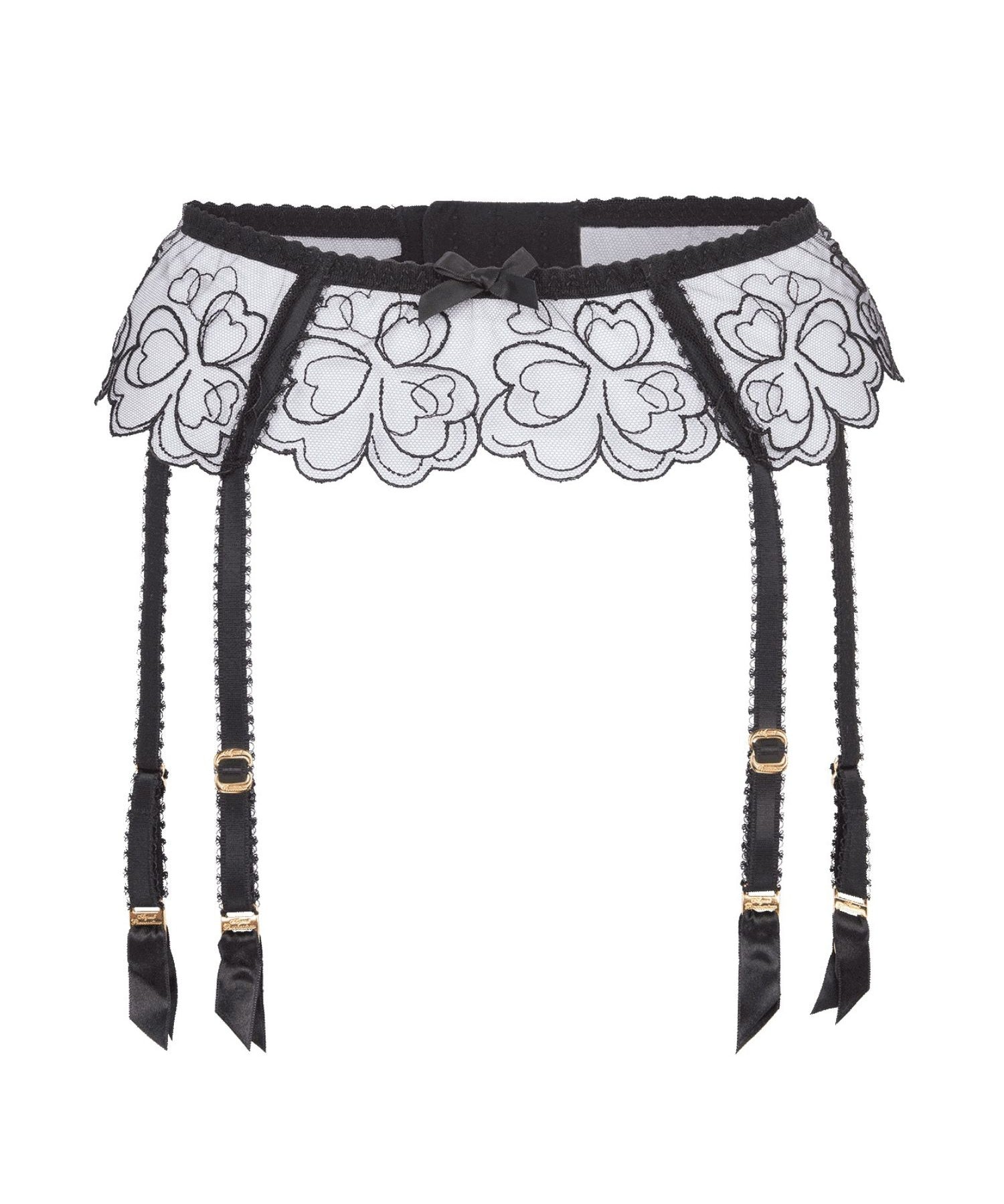 Agent Provocateur - Maysie Suspender (Black) | Avec Amour Luxury Lingerie