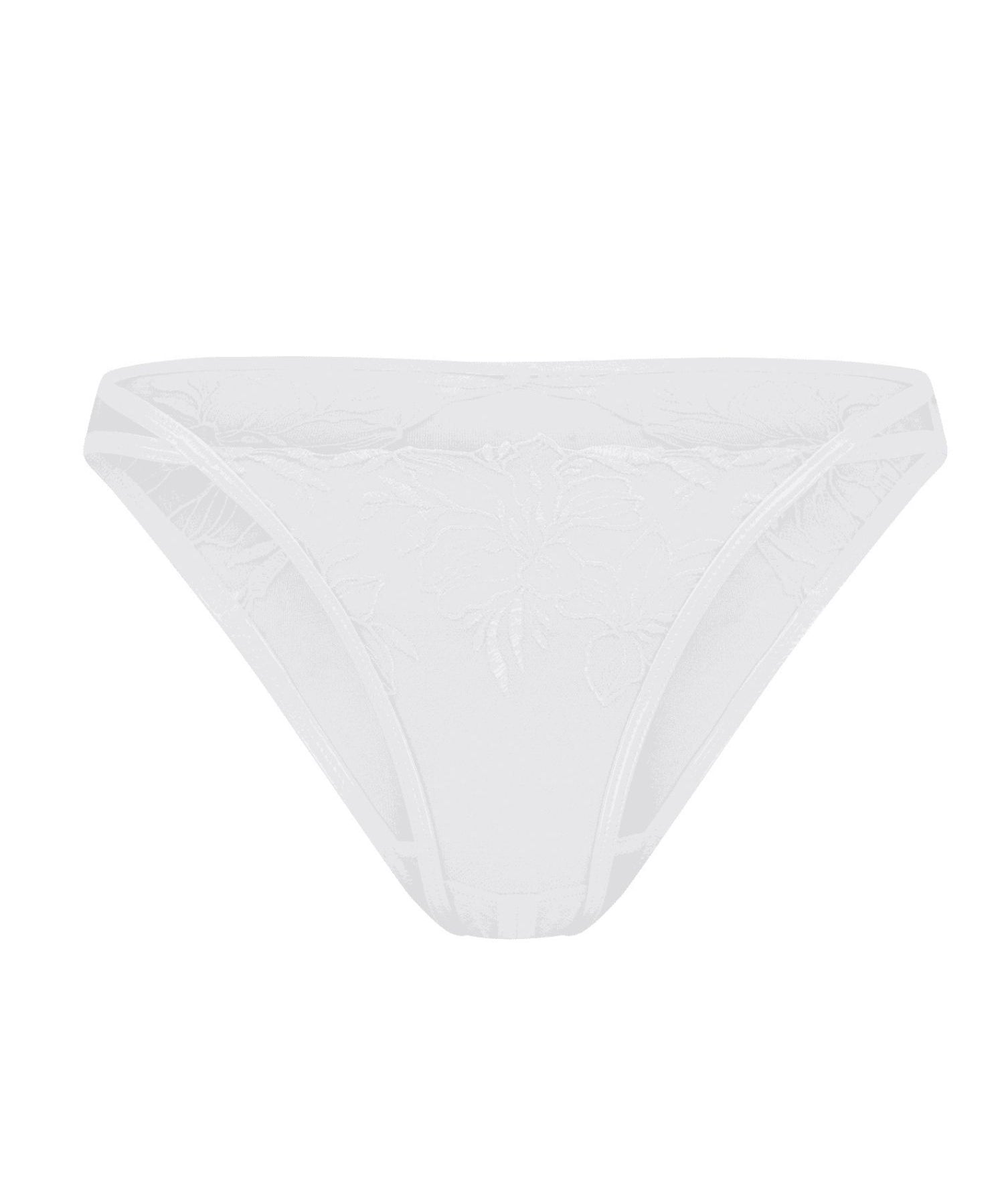 Agent Provocateur Ozella Ouvert Brief (White) | Avec Amour Luxury Lingerie