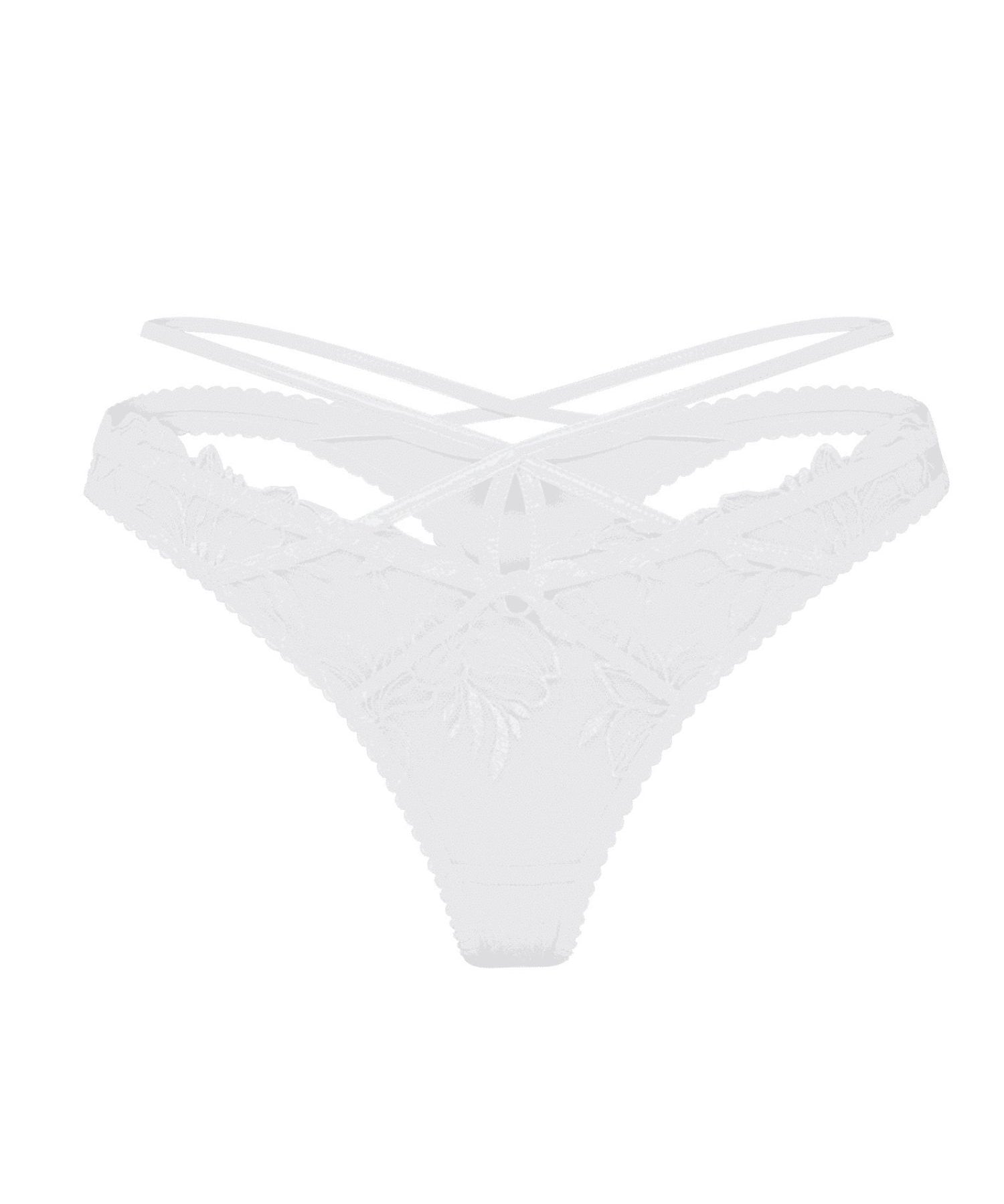 Agent Provocateur Ozella Thong (White) | Avec Amour Luxury Lingerie