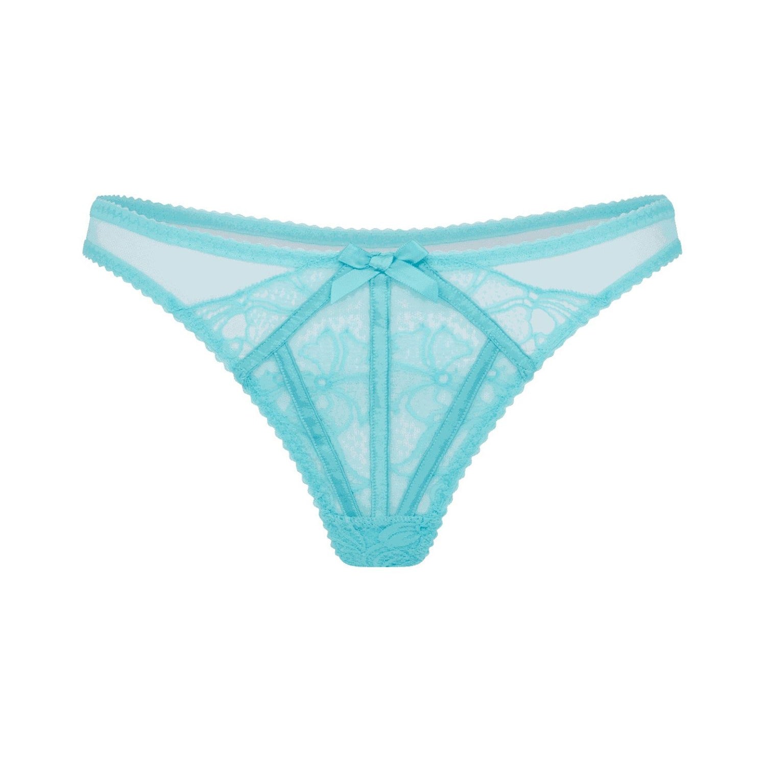 Agent Provocateur Rozlyn Thong (Turquoise) | Avec Amour Luxury Lingerie
