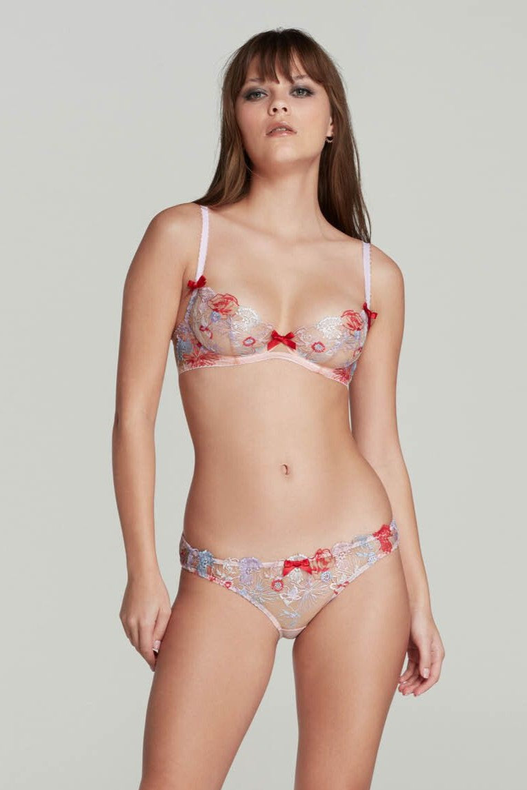 Agent Provocateur Zuri Bra (Red / Blue / Sand) | Avec Amour Luxury Lingerie