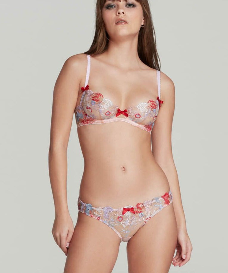 Agent Provocateur Zuri Bra (Red / Blue / Sand) | Avec Amour Luxury Lingerie
