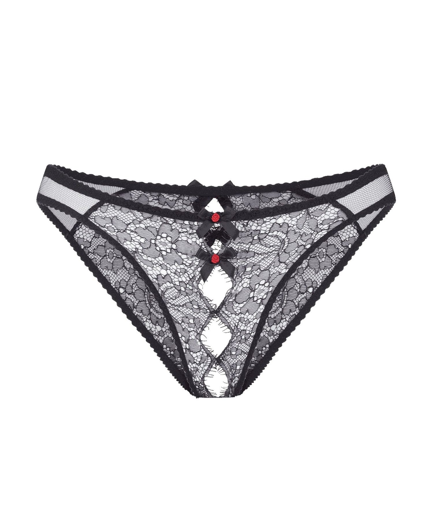 Agent Provocateur Lorna Lace Ouvert (Black) | Avec Amour Luxury Lingerie