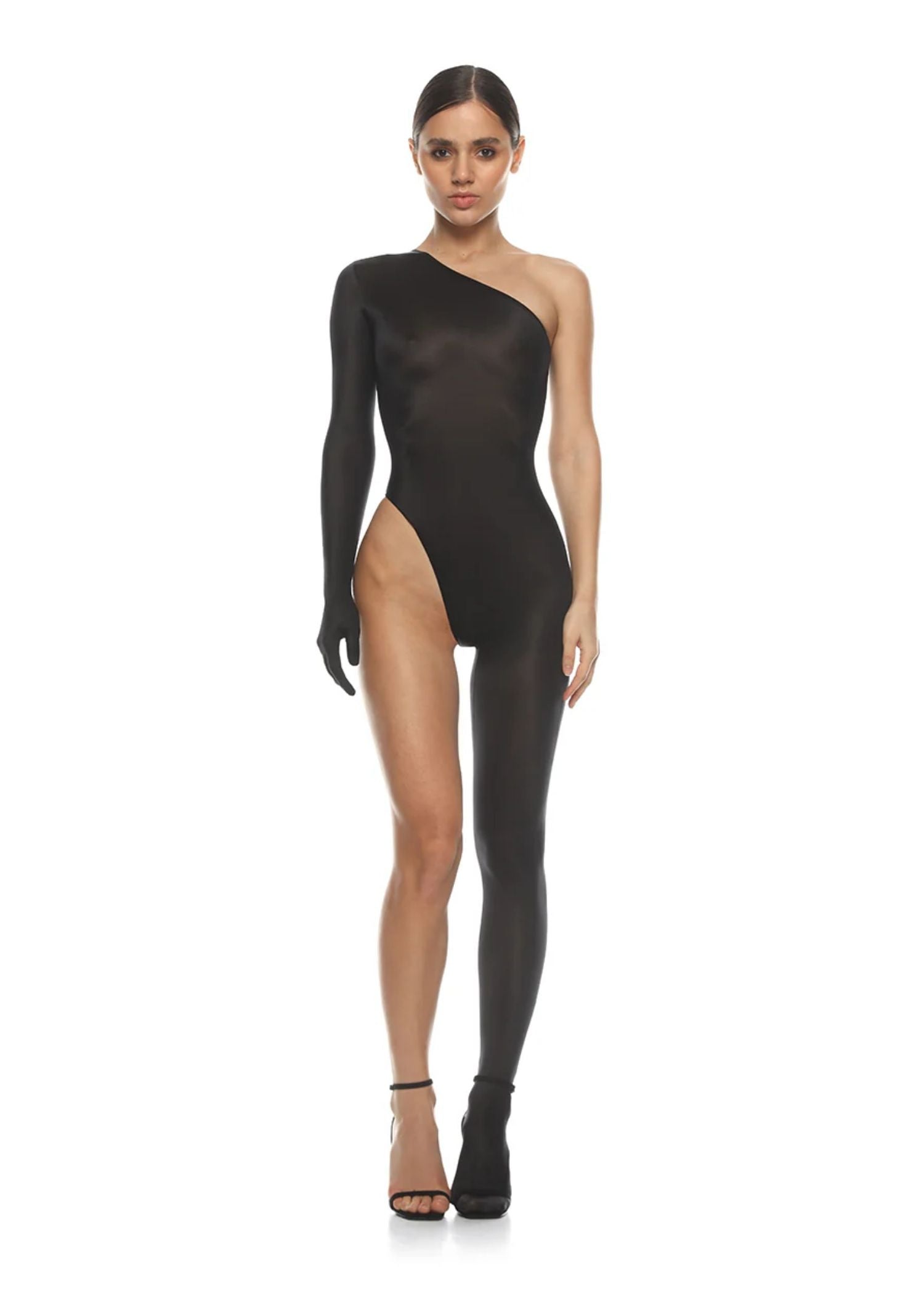 Anoeses Dextra Bodysuit (Black) | Avec Amour Lingerie