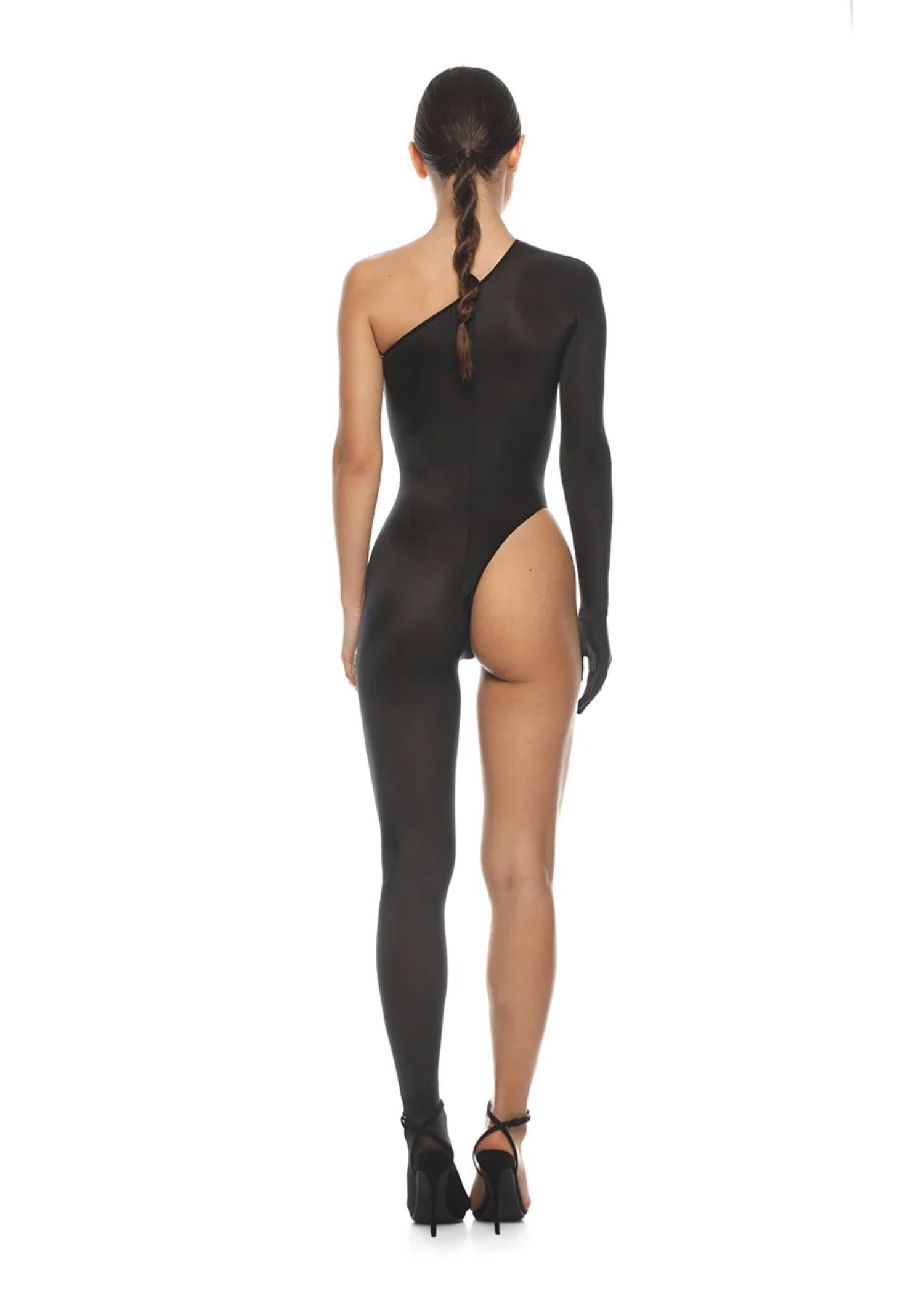 Anoeses Dextra Bodysuit (Black) | Avec Amour Lingerie