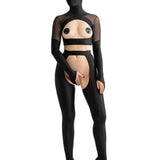 Anoeses Quorra Top & Legging Bodysuit (Black) | Avec Amour Lingerie