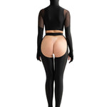 Anoeses Quorra Top & Legging Bodysuit (Black) | Avec Amour Lingerie