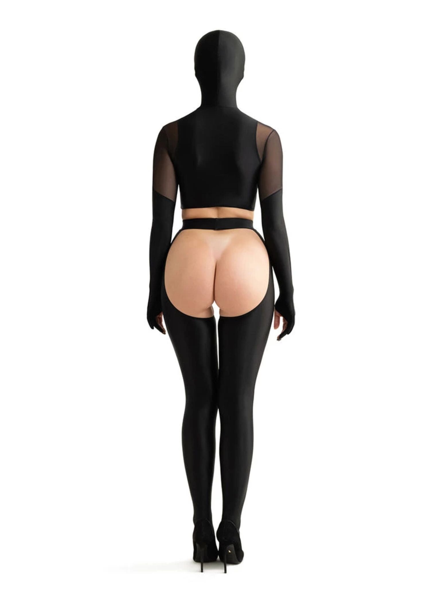 Anoeses Quorra Top & Legging Bodysuit (Black) | Avec Amour Lingerie