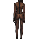 Anoeses Serena Bodysuit (Black) | Avec Amour Lingerie